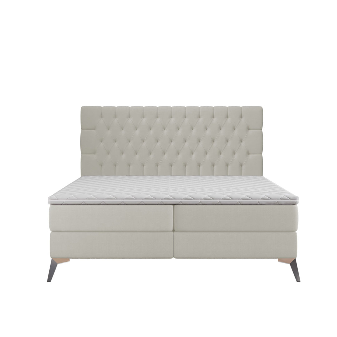 Boxspringbett Gagnon mit Topper und Bettkasten