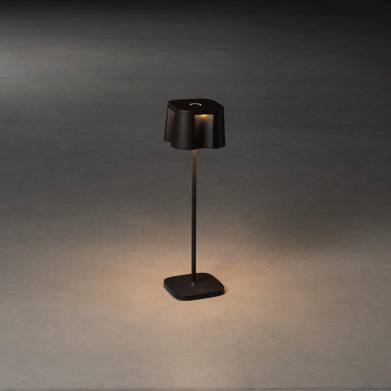 Nice Cordless Table Lamp - USB Rechargeable, Dimmable LED, 3 Modes, Sleek Design, Black