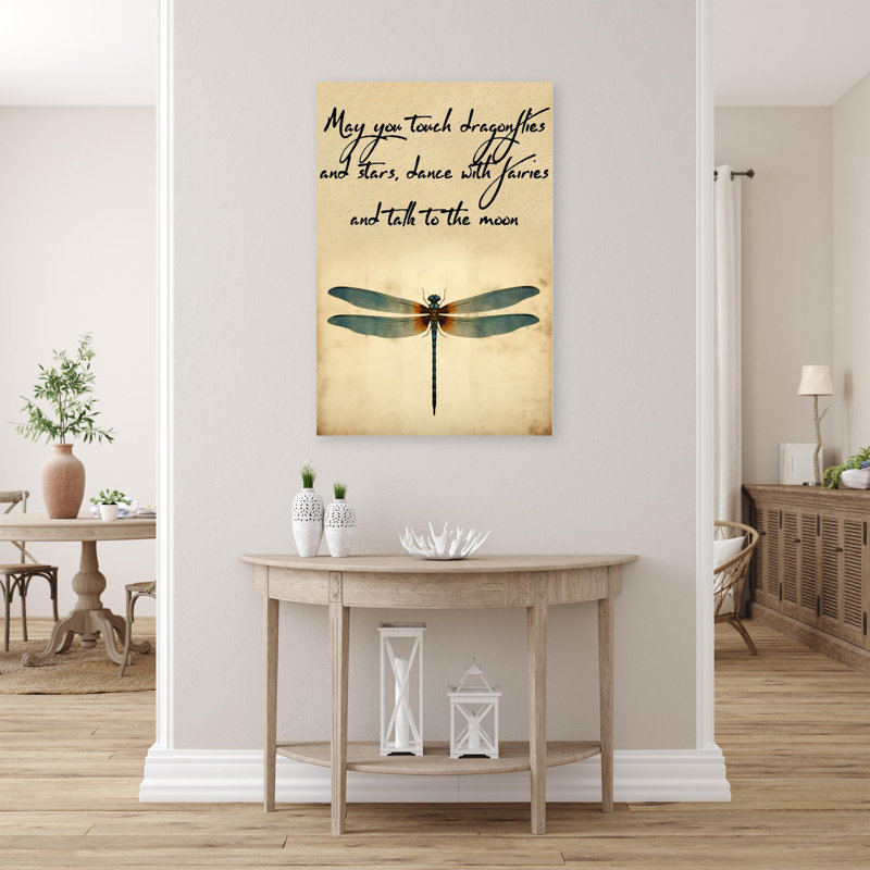Jarkko " May You Touch Dragonflies ", 36" H x 24" W x 1.25" D