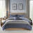 Marsden Blue/Gray Striped 8-Piece Queen Comforter Set with Bed Sheets-716129067