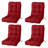Indoor/Outdoor Seat / Back Cushions with Straps-295529106