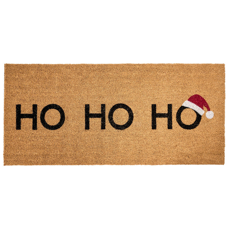 No Pattern Christmas Doormat