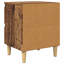 40cm W Manufactured Wood Bedside Table-1823751002