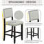 Ensemble de salle à manger à hauteur de comptoir 5 pièces TREXM, table élégante classique et 4 chaises-37861140