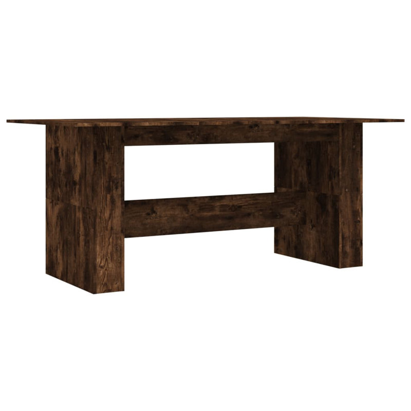 Aelia Dining Table, Smoked Oak