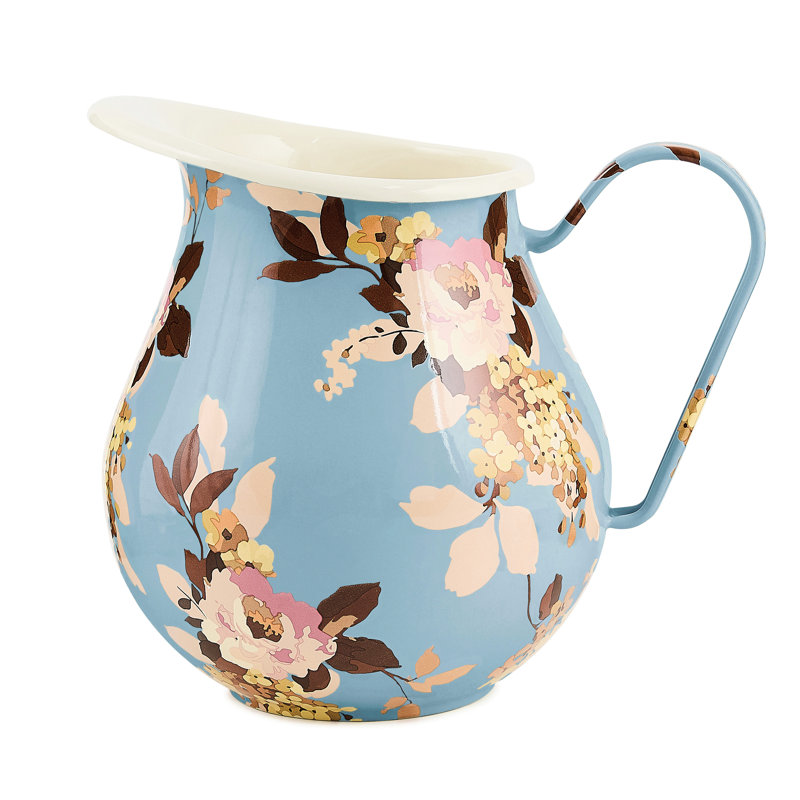 Wild Rose Pitcher, Slate