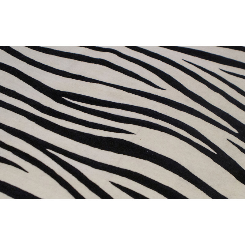 Wool Animal Print Area Rug