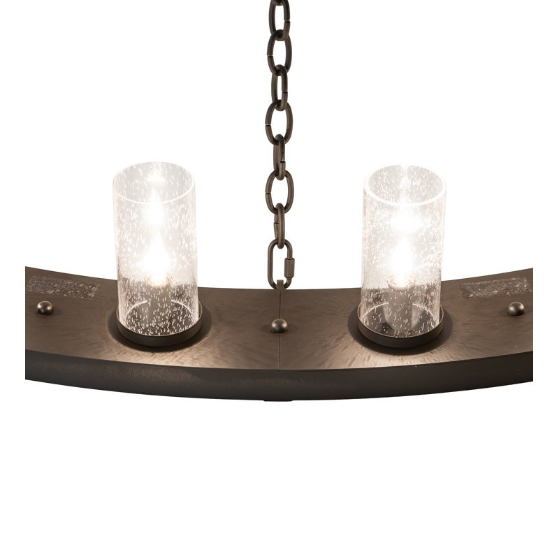 Lustre 48 lumières à trois niveaux de 72 po de largeur Loxley