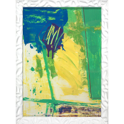 «Front Wall» par Robert Robinson, reproduction d'art sur papier encadrée