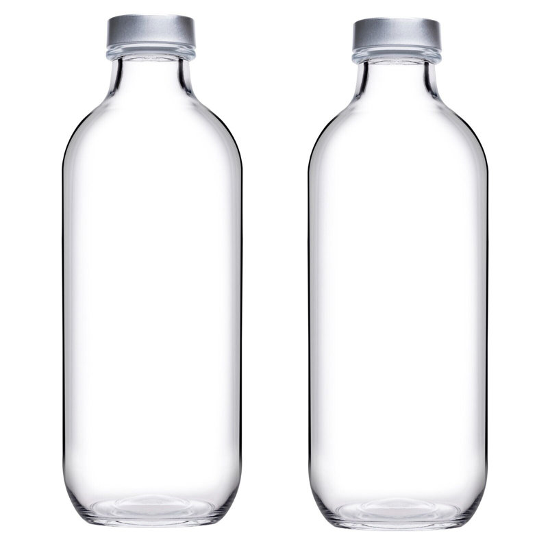 Belfry Kitchen Charlayne 360ml Glass Water Bottle