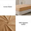 My Home Store Gylfi 300 Thread Count Egyptian-Quality Cotton Percale Fitted Sheet-773707521-773707520