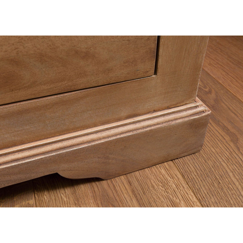 Toulouse Display Cabinet, Beige Oiled