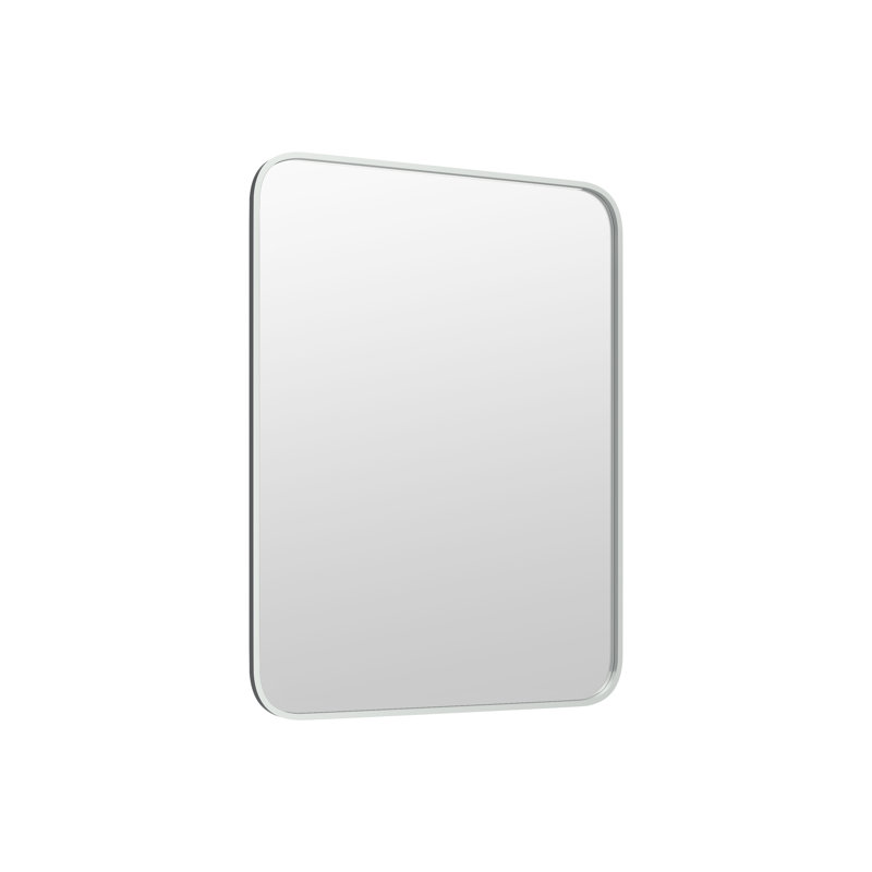 Miroir de salle de bain Mrasak, 40 po x 30 po, Argent