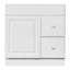 Wyndham 30 Inch Bathroom Vanity, Fully Assembled, White