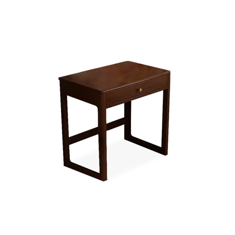 Bureaux rectangulaires en bois massif, Noyer, H 29,53 po x l 27,56 po x P 19,69 po