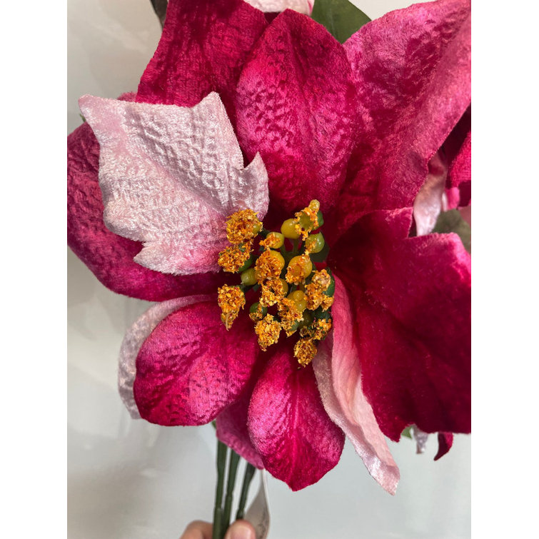Fabric Kalanchoe Flower Stems, Bushes, And Sprays Arrangement