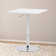 Anassi Square Metal Base Adjustable Dining Table