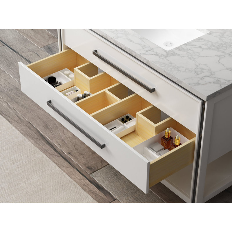 Ensemble de meuble-lavabo simple 49 po Dunmall, Blanc