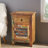 Steger Solid Wood Top End Table with Storage