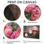 Pivoines par le vieux tracteur III - Art mural pivoines - 3 panneaux-1217680323-1217680319-1217680322