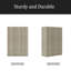 Rangement pour garde-robe en bois 6 portes pour chambre à coucher-144394347