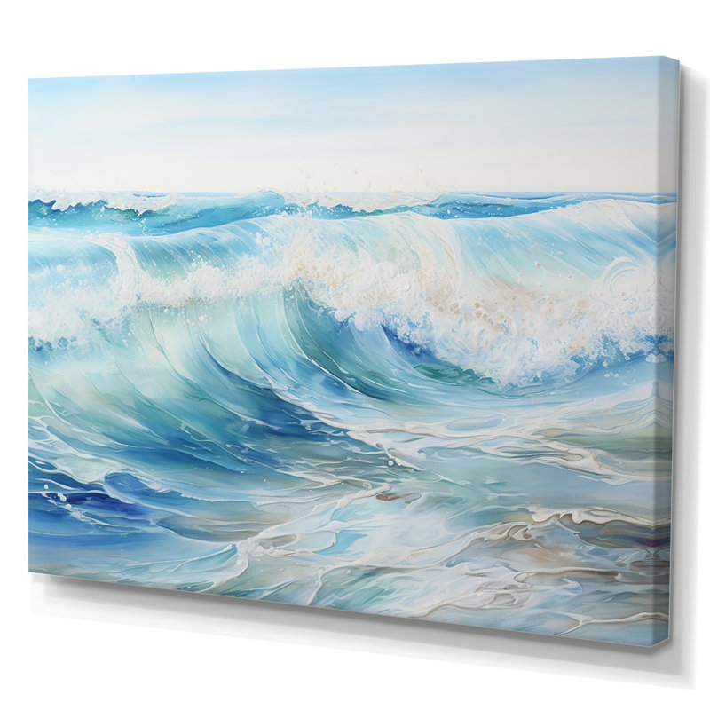 Ocean Charm III, impression sur toile, H 12 po x l 20 po x P 1 po, Toile tendue
