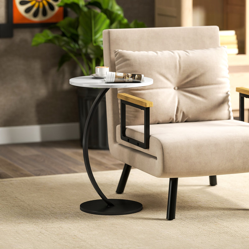 Pedestal End Table
