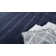Camora Modern Handmade Silky Nylon Navy Area Rug