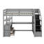 Lit mezzanine avec bureau et tablettes-634070677-634070676