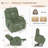 Heavy Duty Power Lift Recliner For Elderly, Small Space Electric Recliner Chair With Remote Control, Adjustable Angles, Side Pocket & Anti-slip Snowflake Velvet-1309977806