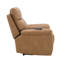 Fauteuil inclinable électrique en cuir brun avec port USB et appui-tête électrique Chavis - Fauteuil inclinable électrique pour le confort du salon