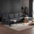 Dark Gray/Blue Linen