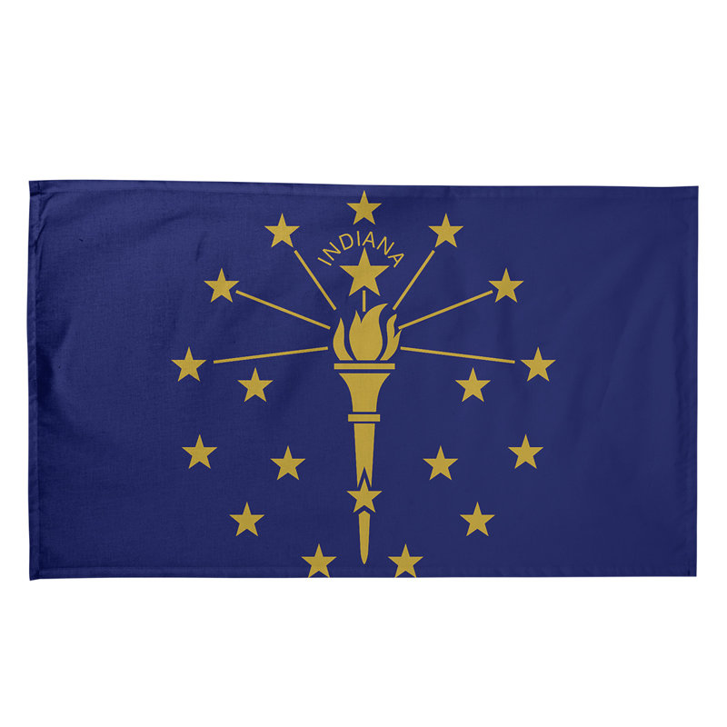 Serviette de thé indiana flag, Polyester sergé