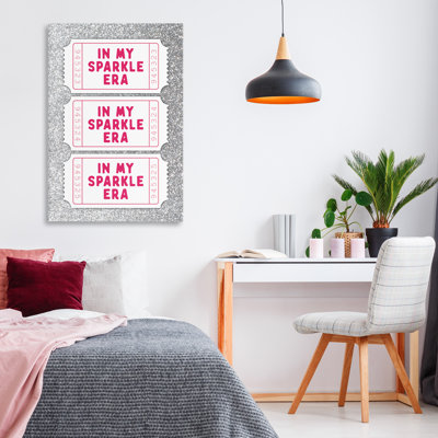 Toile My Sparkle Era, par Lettrage et doublure