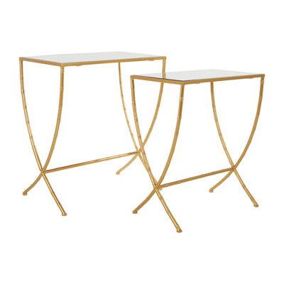 Elizondo Glass Top Nesting Tables