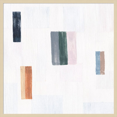 Somatic I by Wood Framed Wall Art Print