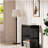 46" Solid Wood Narrow Side Table Black, Suitable for Living Room, Foyer