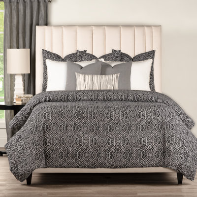 Ensemble de housse de couette 100% coton Magnolia Home Fashions Mesa Onyx