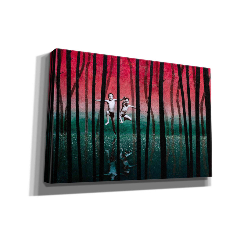 «LUST FOR Life» par DB Waterman, H 12 po x l 18 po x P 0,75 po