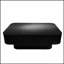 Table basse relevable cannelée de 98 cm (38,6 po) avec rangement et hauteur réglable, idéale pour les espaces de vie modernes et offrant une fonctionnalité accrue.-168959368