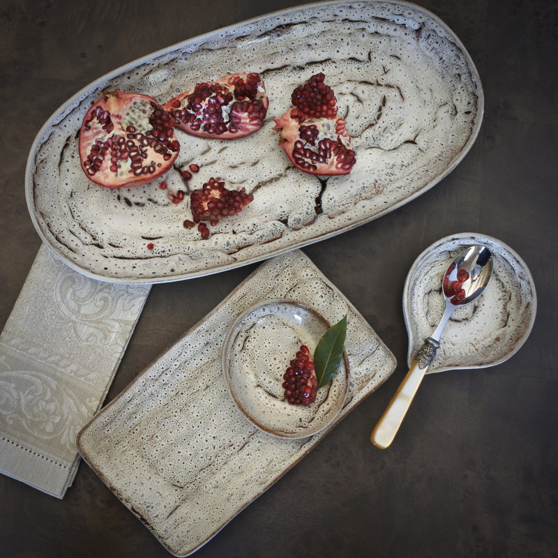 Ceramic / Porcelain Round Spoon Rest