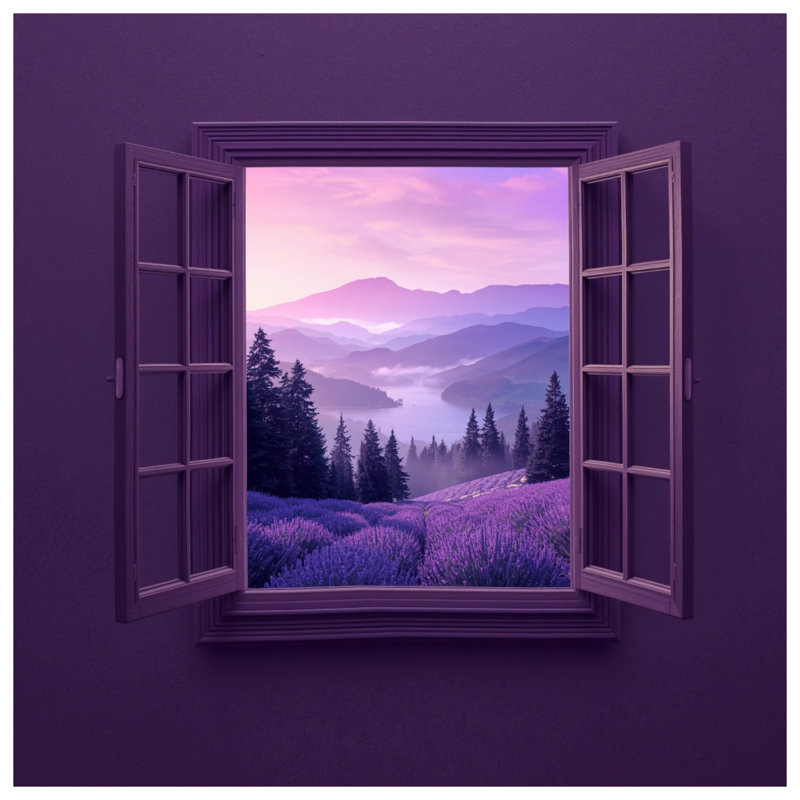 Housses de couette Lavender Mountain View, Queen