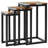 Hallock Solid Wood Sled Nesting Tables