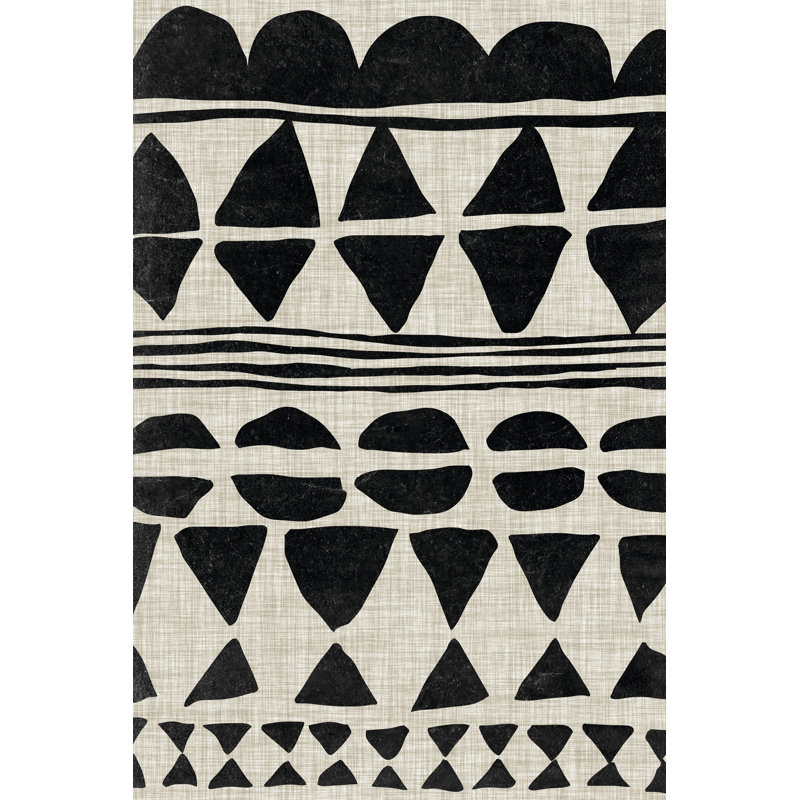 Monochrome Quilt II by Melissa Wang - Wrapped Canvas Painting, 91cm H x 61cm W x 3.8cm D