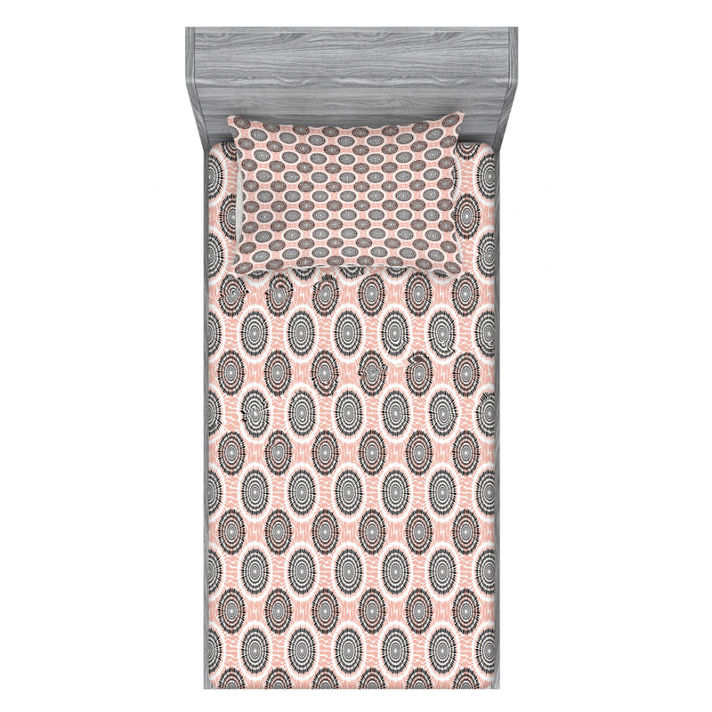 Microfiber Sheet Set, Twin Sheet Set with Fitted Sheet