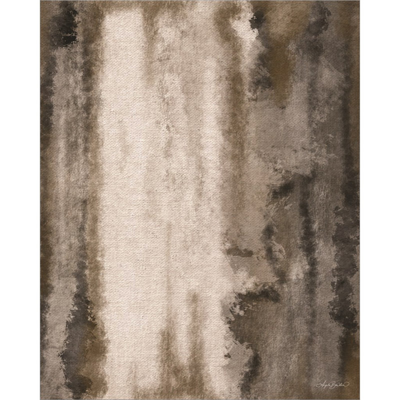 «Mocha Java Abstract 1» par Angela Bawden - peinture encadrée