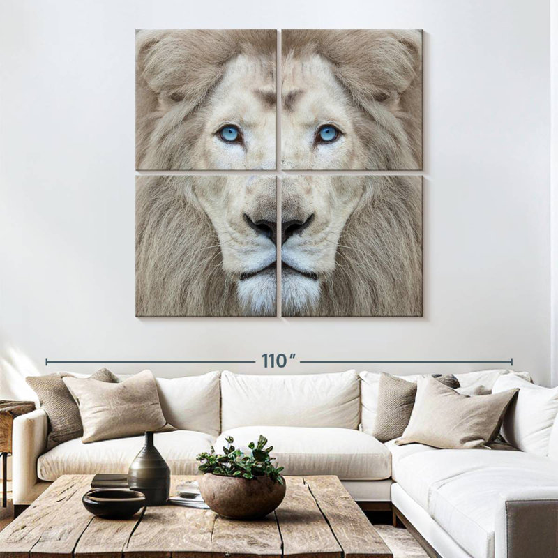 Brampt Exotic Lion, 74" H x 74" W