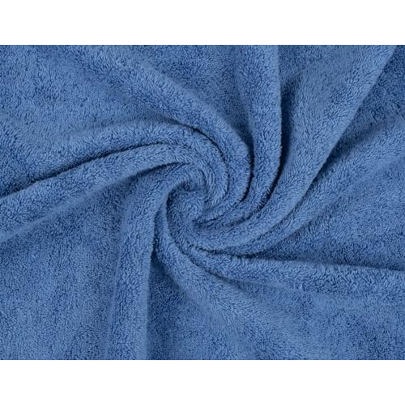 Premium 3 Piece Towel Set, 1 Bath Towel 1 Hand Towel 1 Washcloth, 600 GSM 100% Cotton Turkish Towels For Bathroom, Electric Blue Towel Set