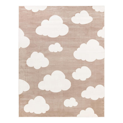 Unique Loom Clouds Whimsy Kids Rug