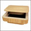 Table basse à plateau relevable cannelé de 38,6 po avec rangement et placage en bois massif à hauteur réglable pour les espaces de vie modernes-168959374